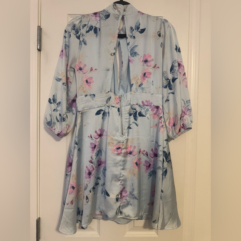 Rosewater Remi Floral Pastel Dress - Picture 4 of 5